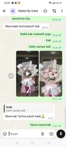 Testimonial Buket Bunga tuban